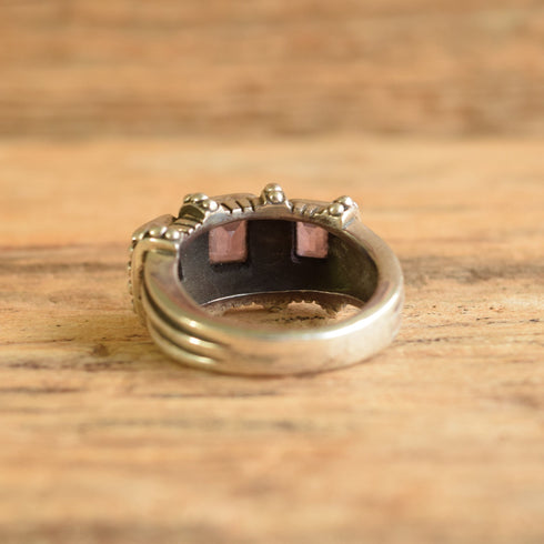 Amethyst Sterling Silver Ring - Size 9
